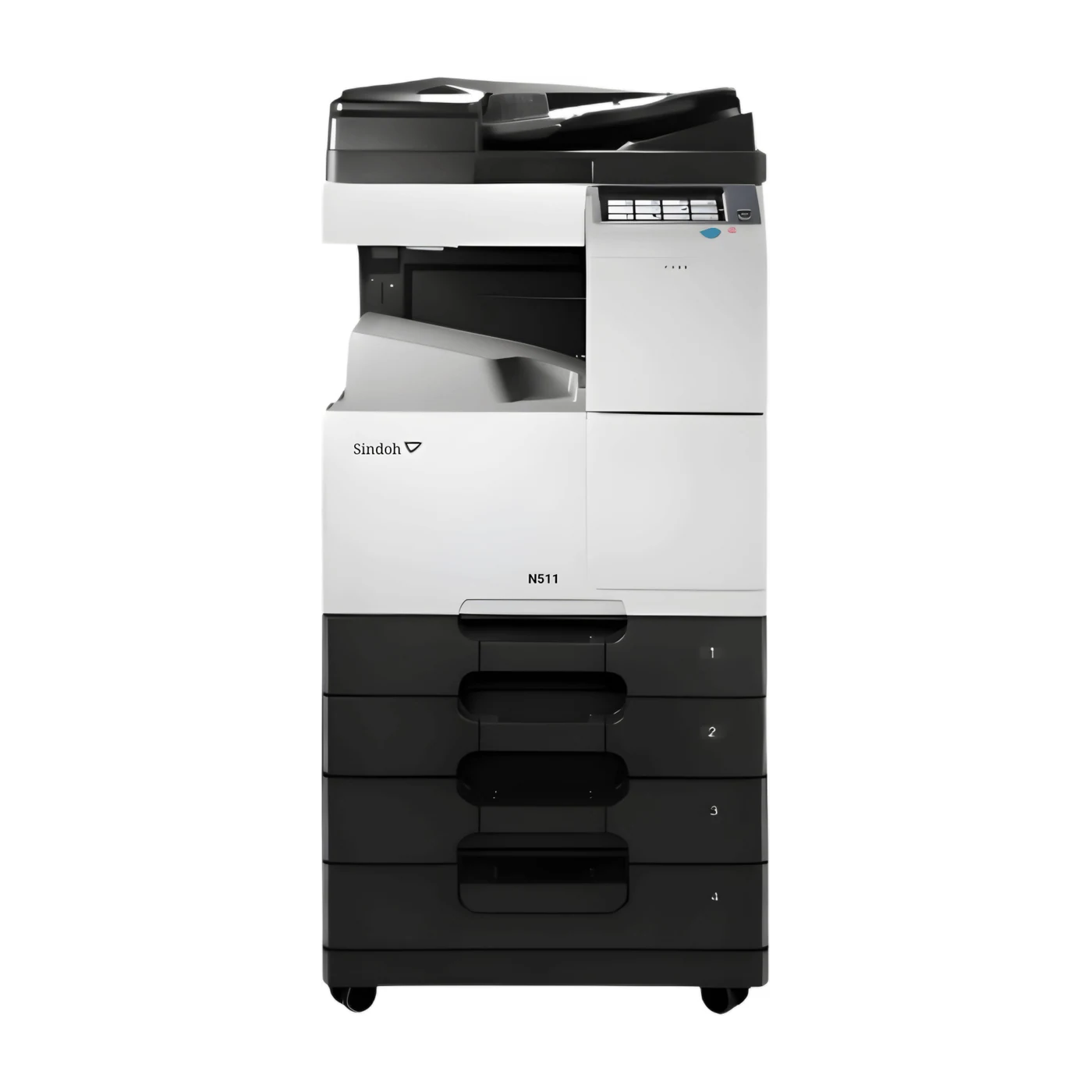 Sindoh N511 A3 mono digital MFP, front view of the floor-standing unit